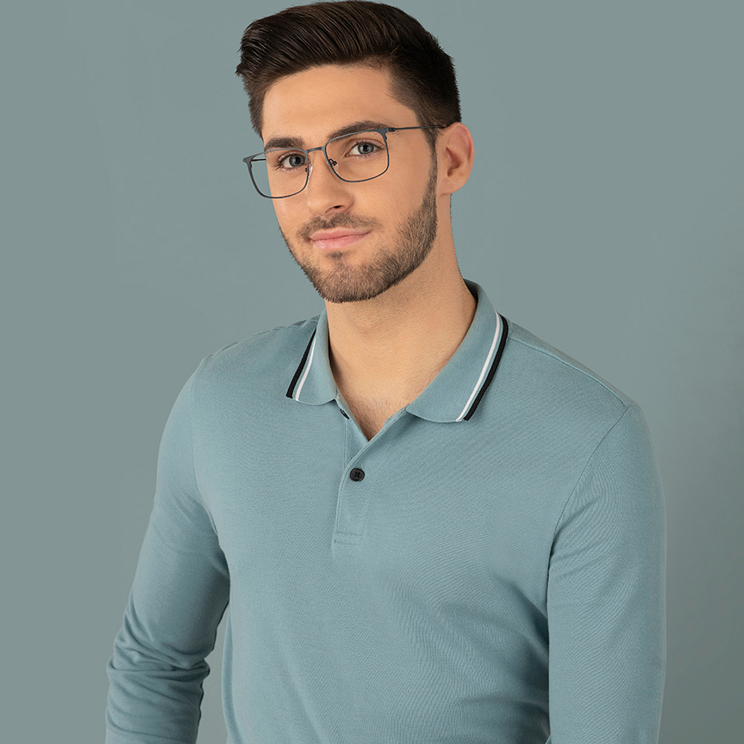 Vincent Chase Online Light Gray Full Rim Square right side