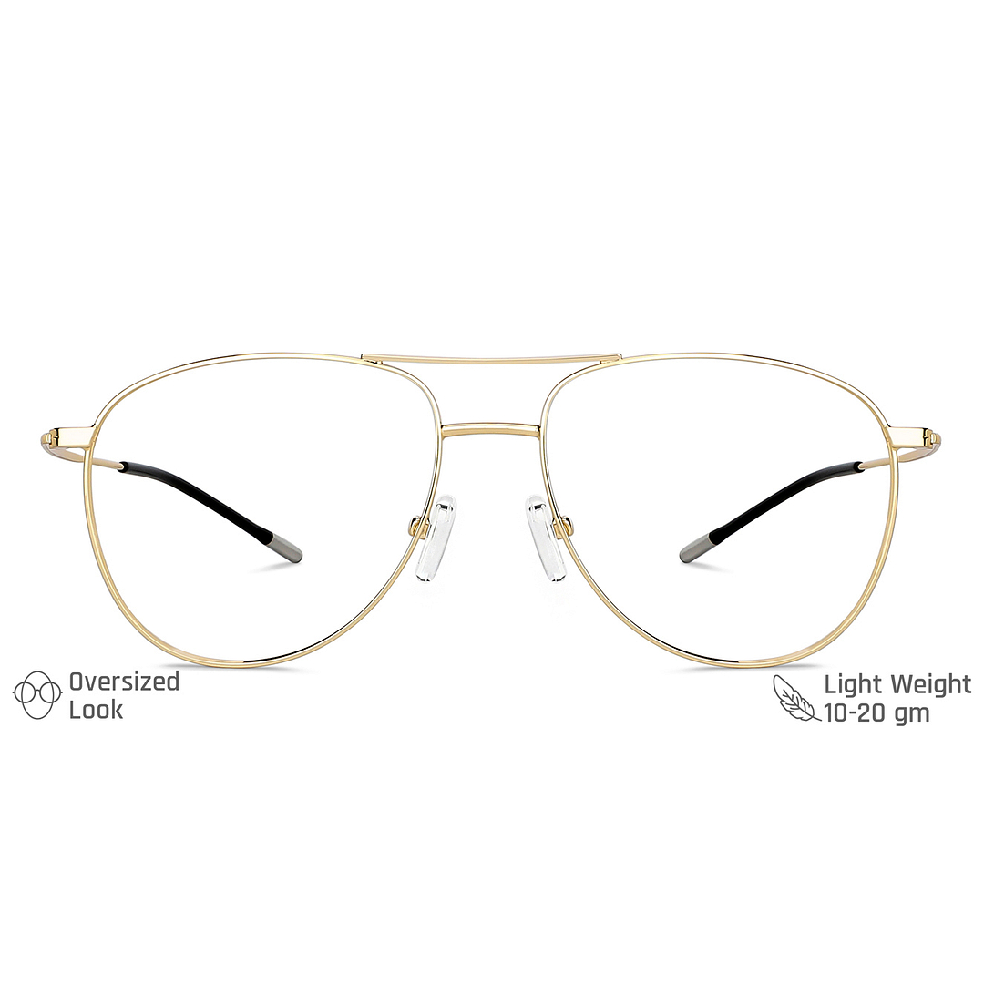 Vincent Chase Online Gold Full Rim Aviator right side
