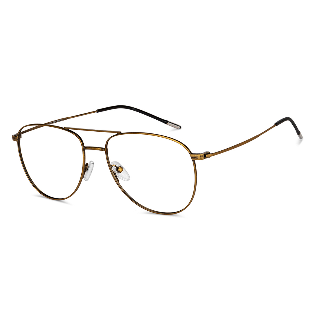 Vincent Chase Online Gold Full Rim Aviator right side
