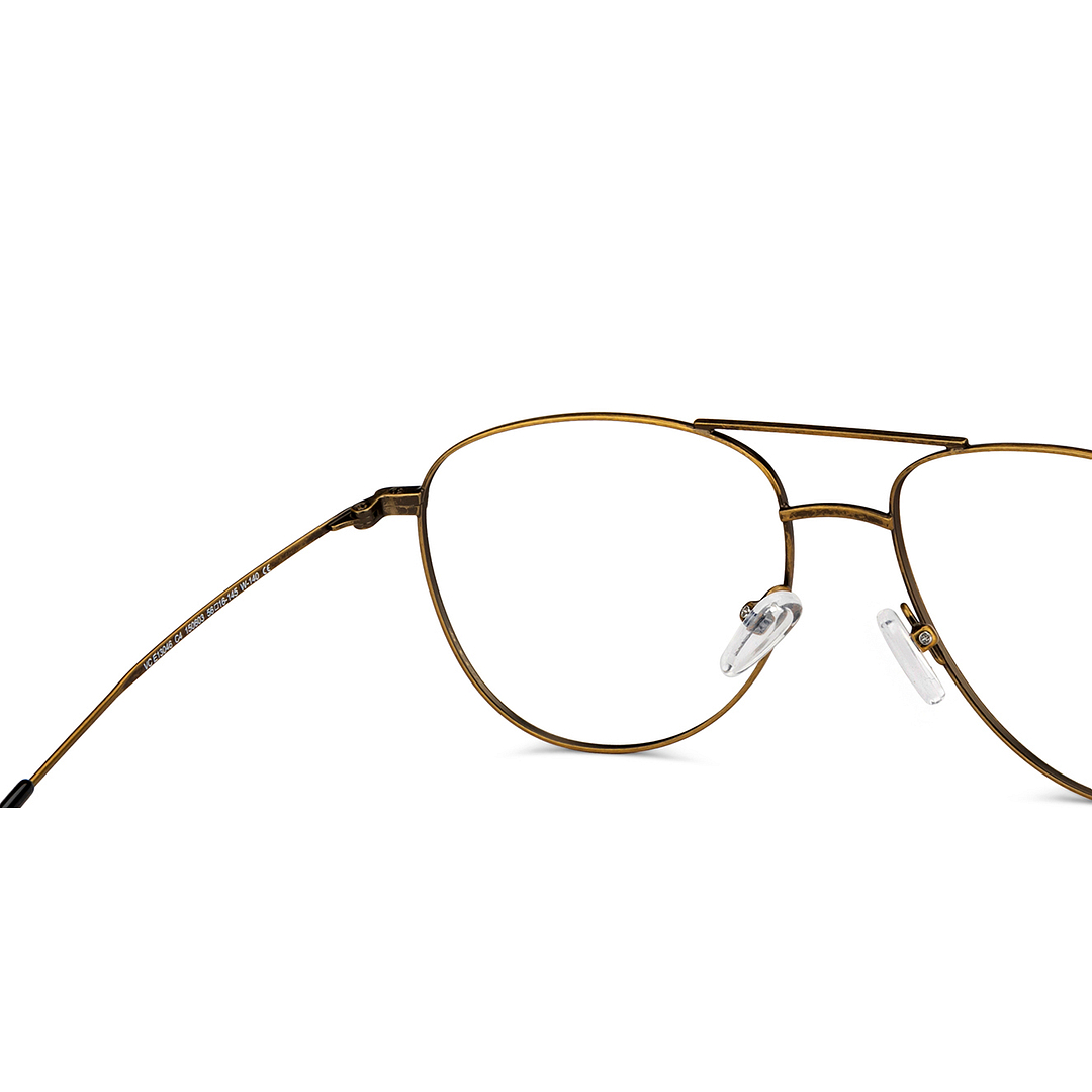 Vincent Chase Online Gold Full Rim Aviator right side