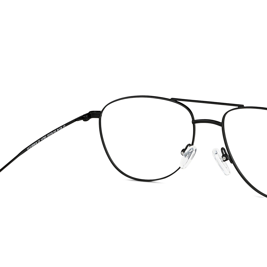 Vincent Chase Online Black Full Rim Aviator right side
