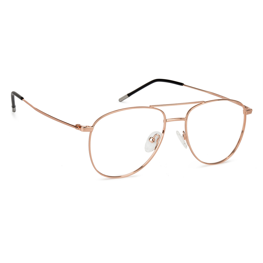 Vincent Chase Online Gold Full Rim Aviator left side