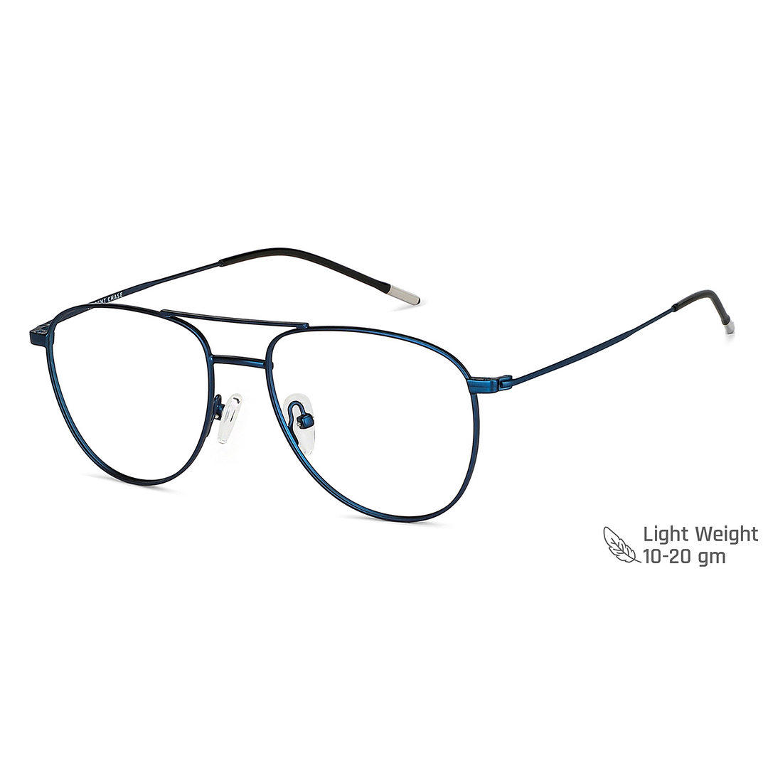 Vincent Chase Online Sky Blue Full Rim Aviator right side