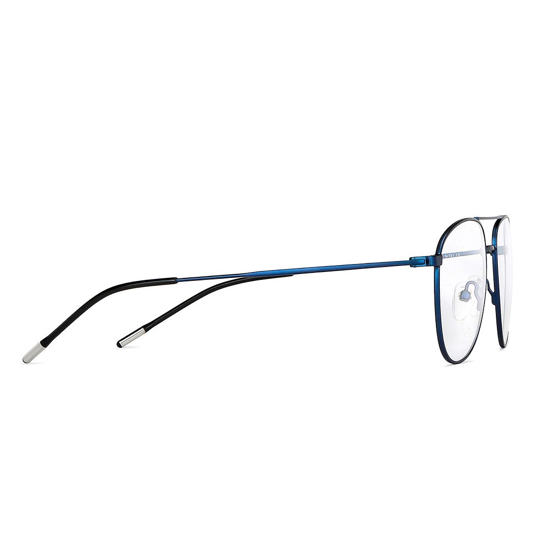 Vincent Chase Online Sky Blue Full Rim Aviator left side