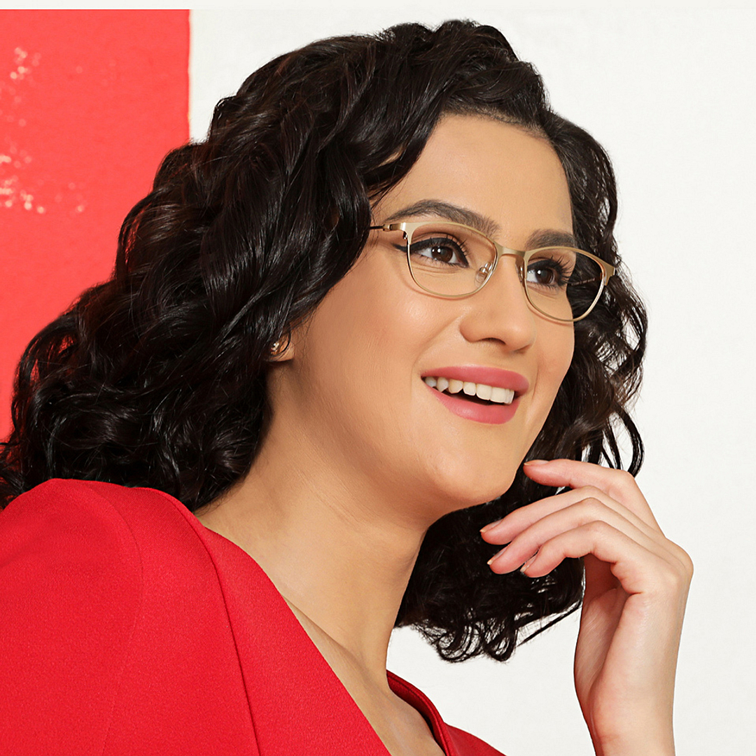 Vincent Chase Online Gold Full Rim Cat Eye right side