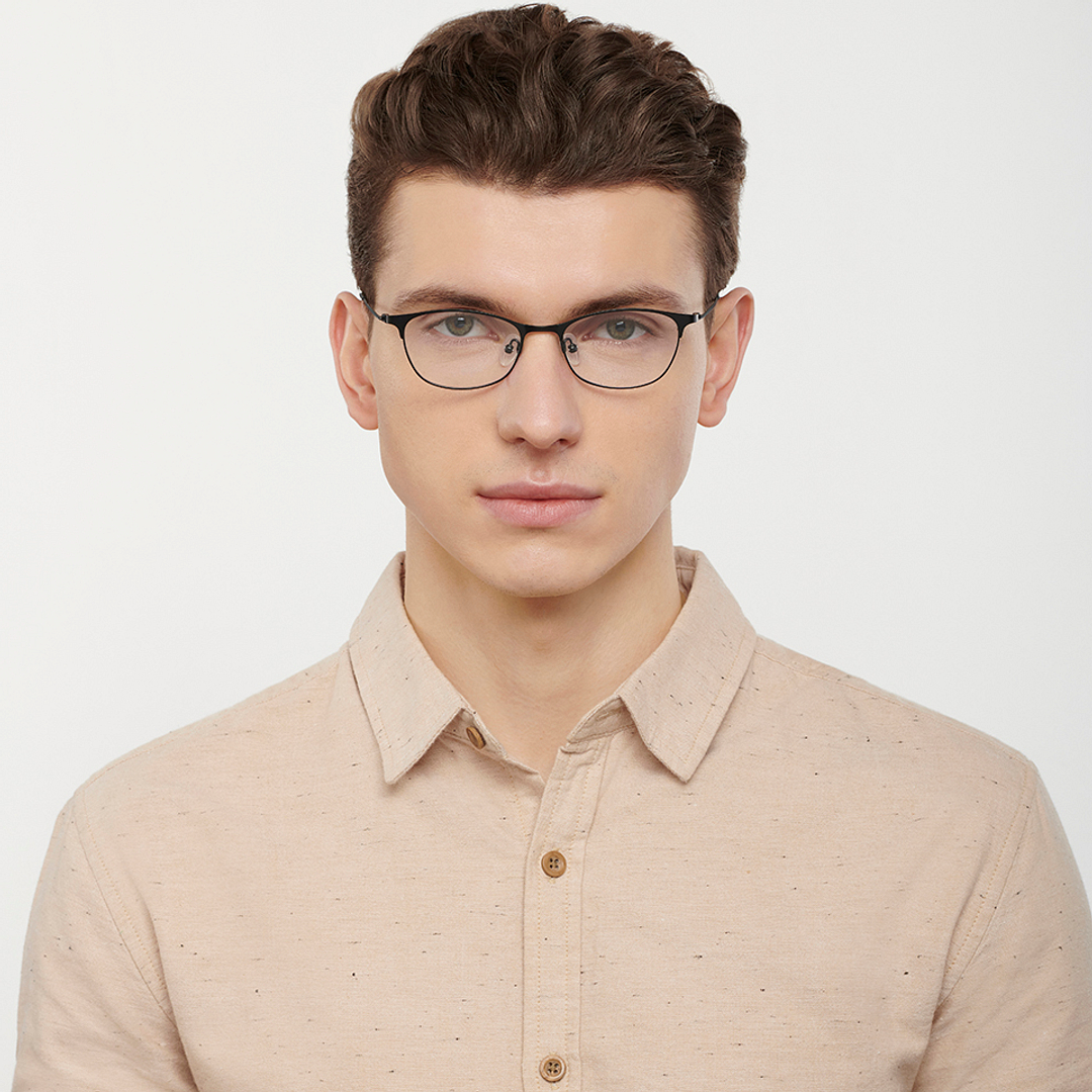 Vincent Chase Online Black Full Rim Cat Eye left side