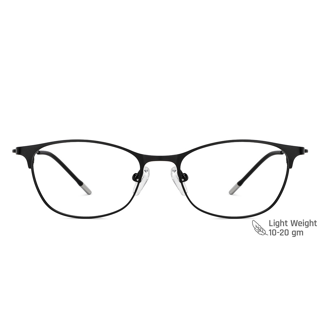 Vincent Chase Online Black Full Rim Cat Eye left side