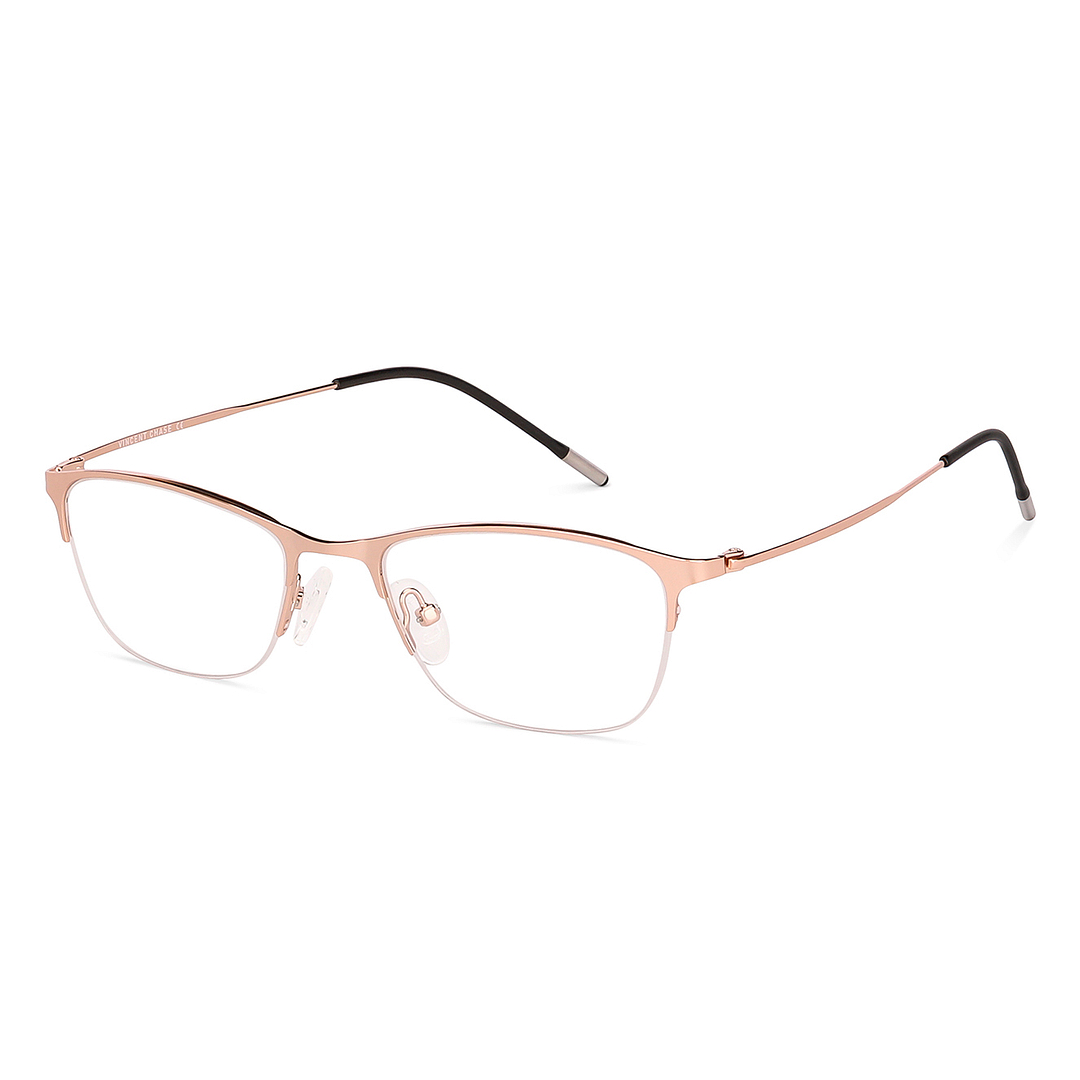 Vincent Chase Online Gold Half Rim Cat Eye right side
