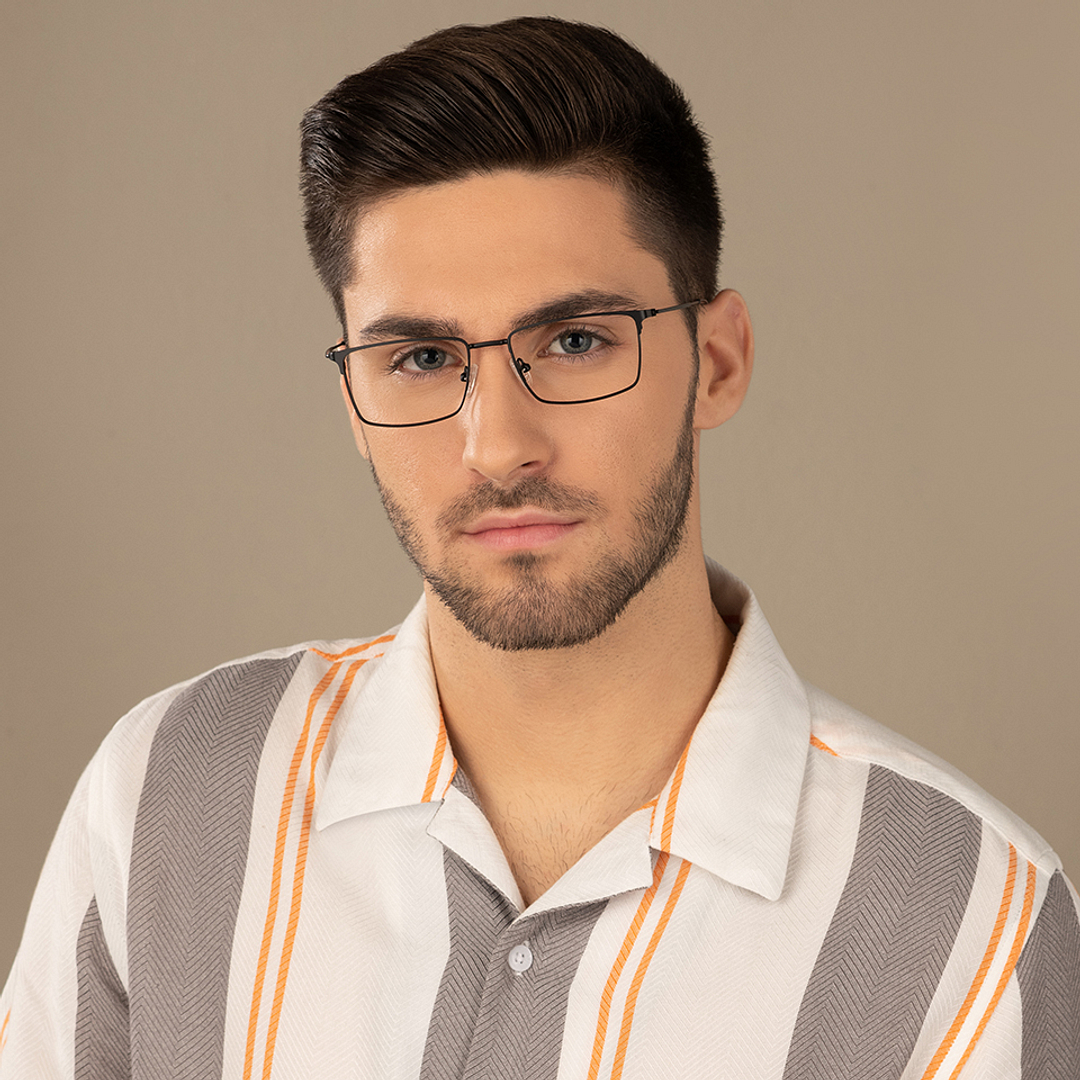 Vincent Chase Online Black Full Rim Rectangle left side