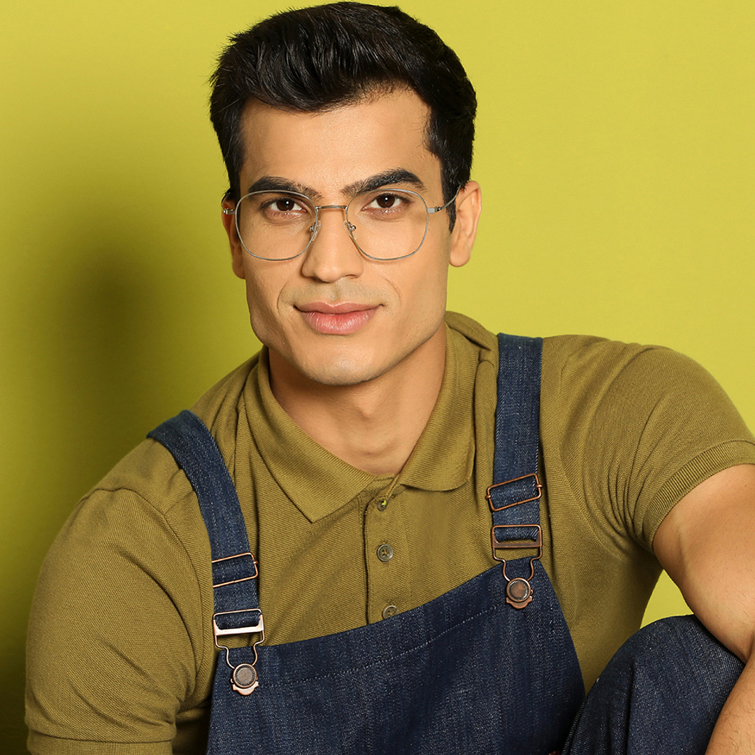 Vincent Chase Online Silver Full Rim Square left side