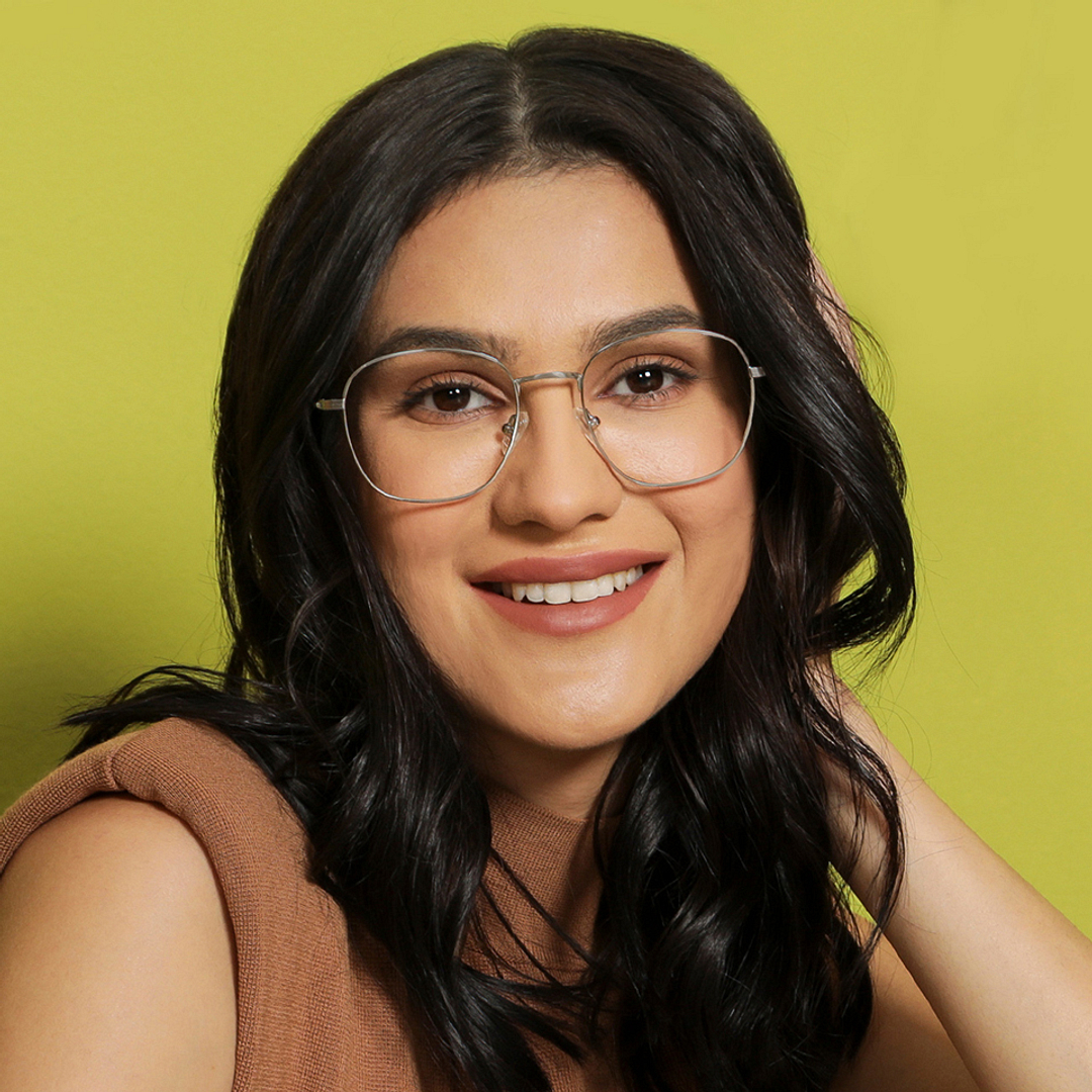 Vincent Chase Online Silver Full Rim Square left side