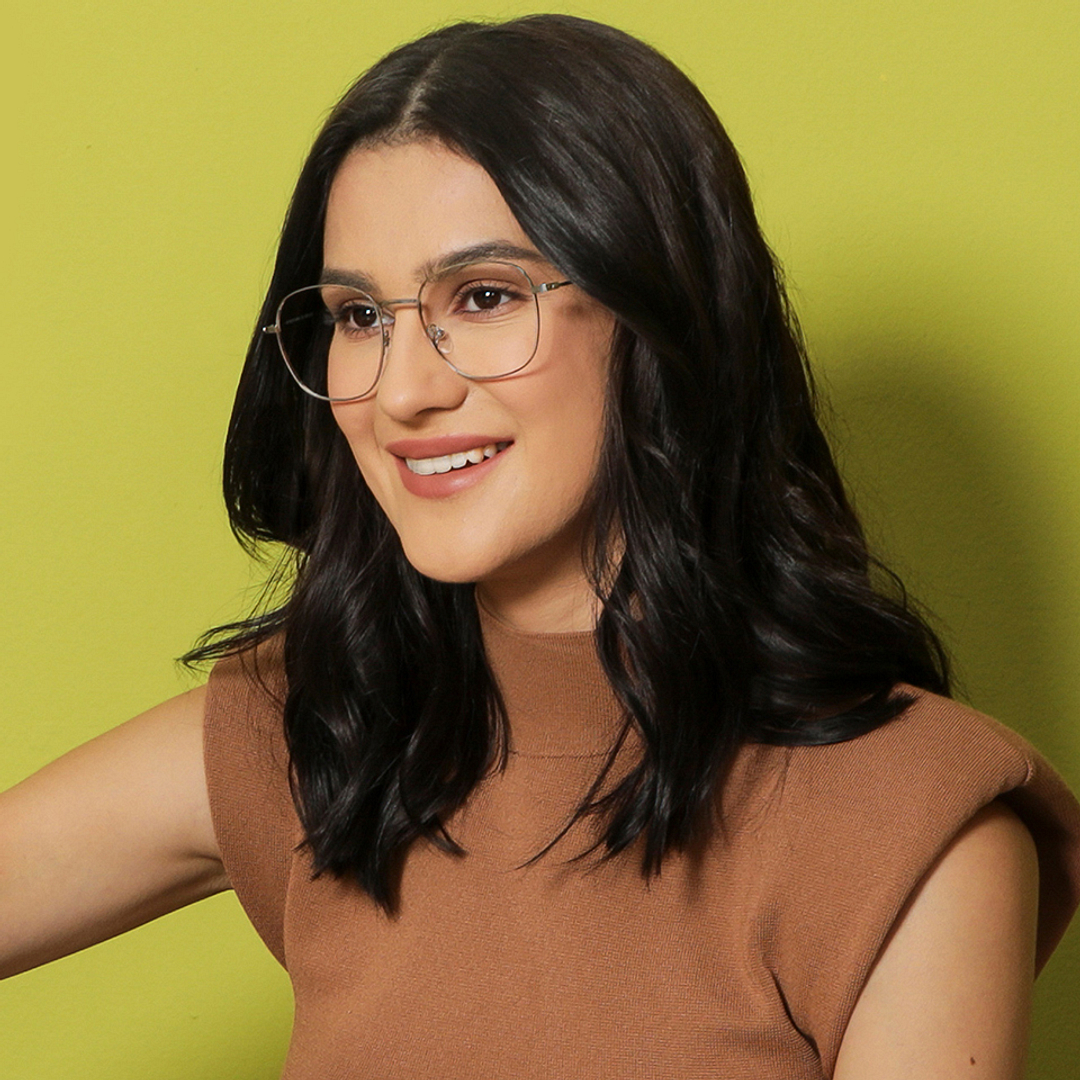 Vincent Chase Online Silver Full Rim Square left side