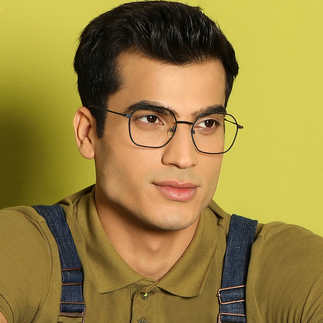 Vincent Chase Online Black Full Rim Geometric left side