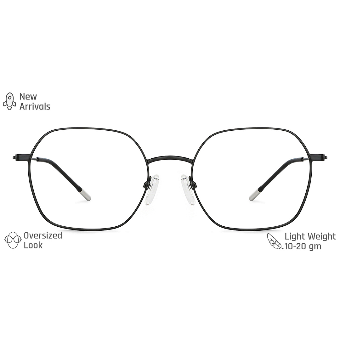 Vincent Chase Online Black Full Rim Geometric left side