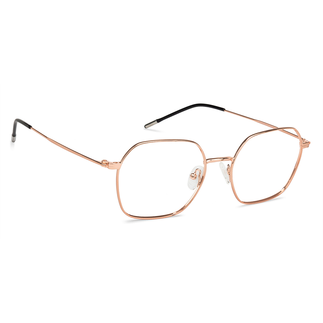 Vincent Chase Online Rose Gold Full Rim Geometric left side