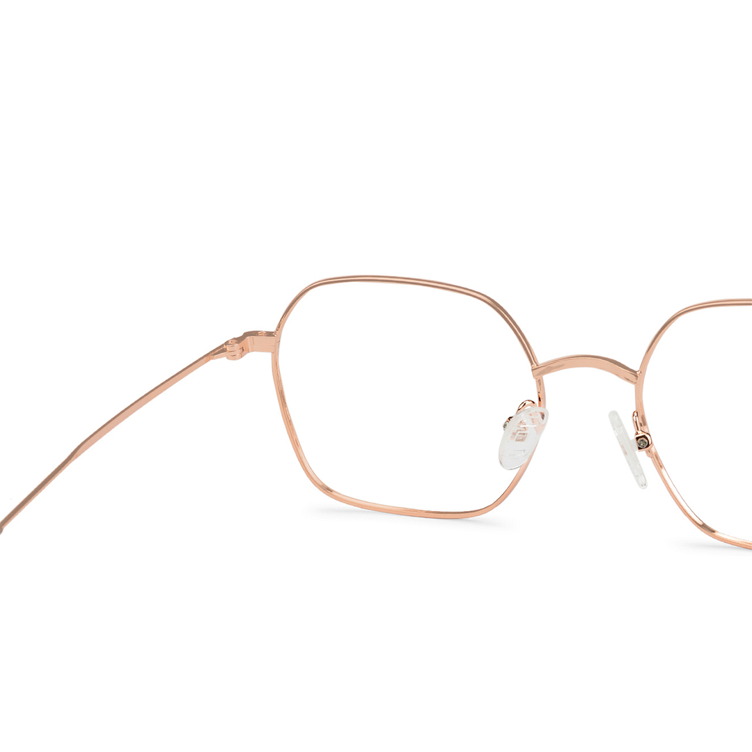 Vincent Chase Online Rose Gold Full Rim Geometric left side