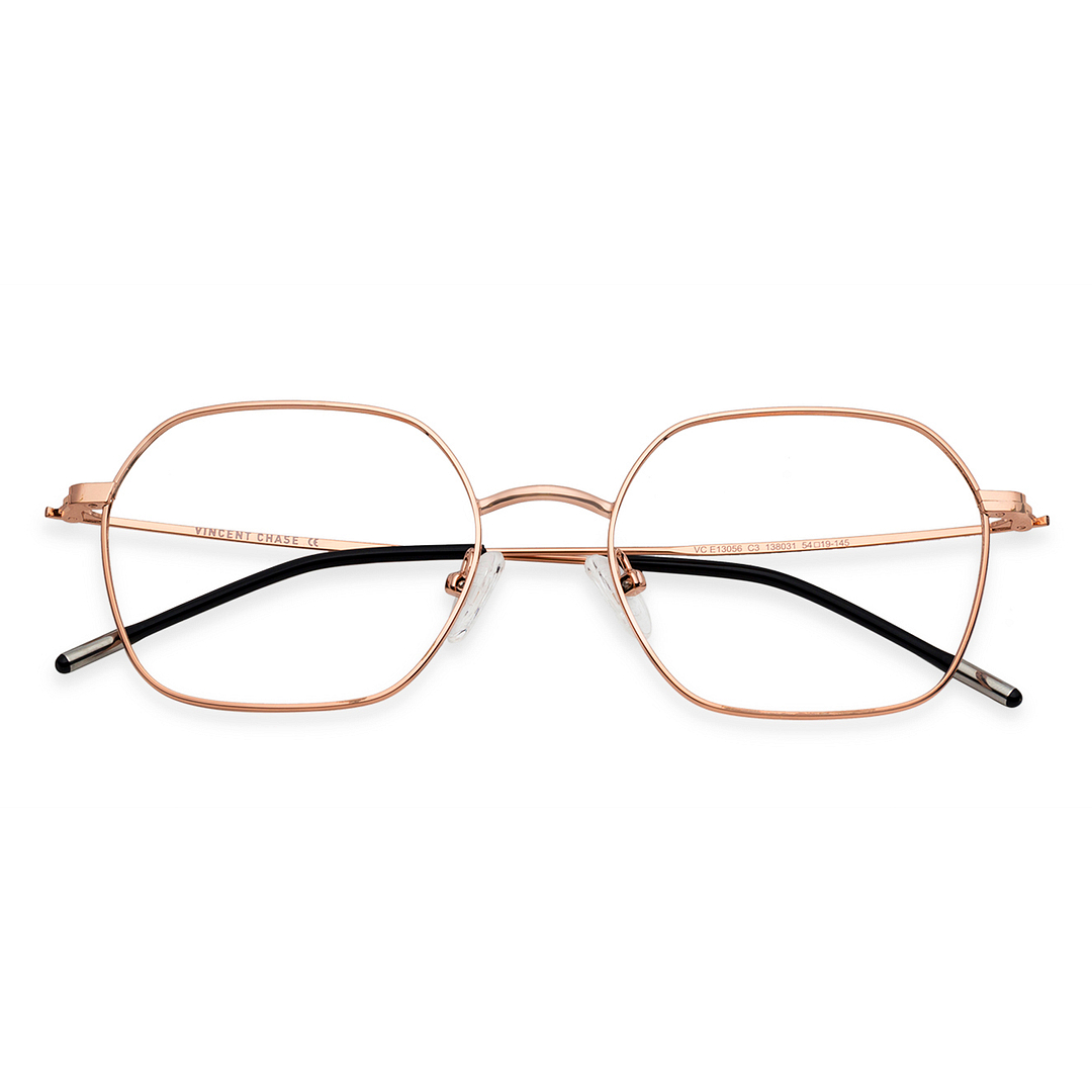 Vincent Chase Online Rose Gold Full Rim Geometric right side
