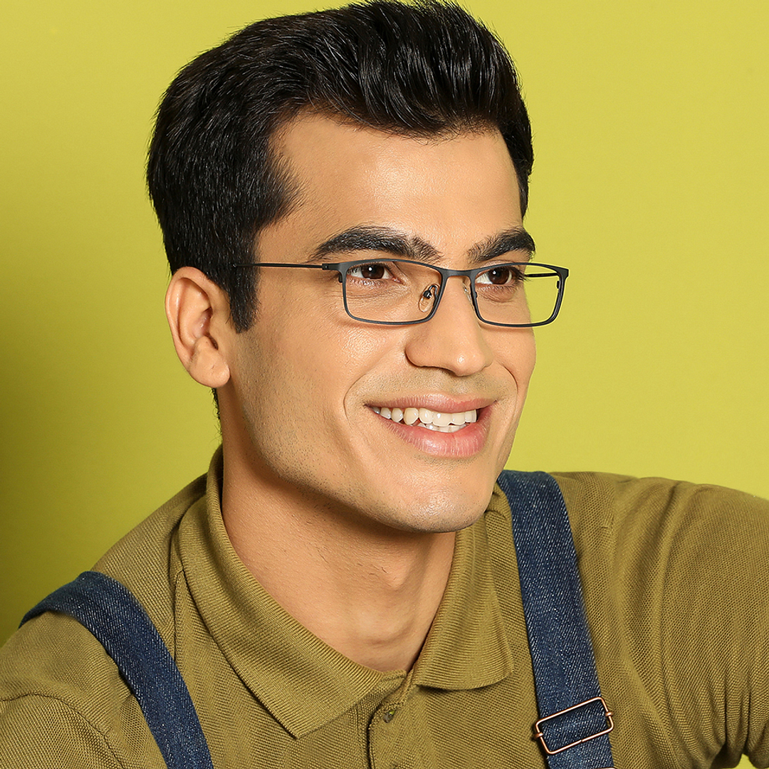 Vincent Chase Online Black Full Rim Rectangle left side