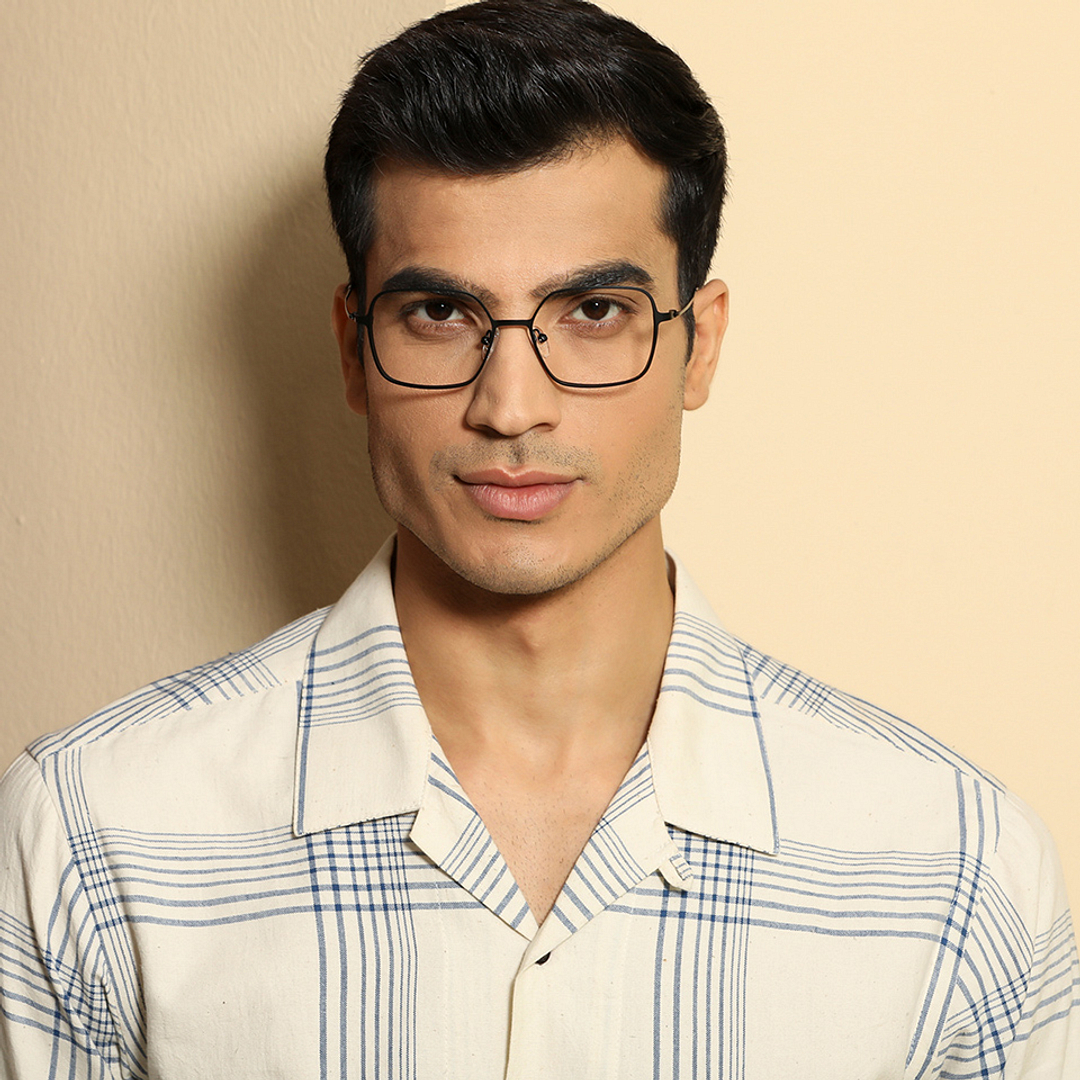 Vincent Chase Online Black Full Rim Geometric left side