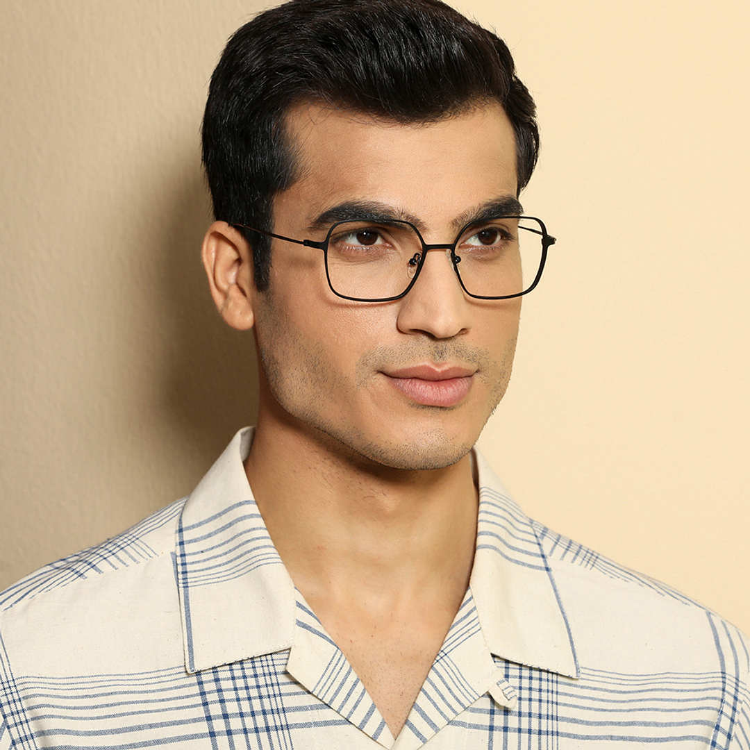 Vincent Chase Online Black Full Rim Geometric right side
