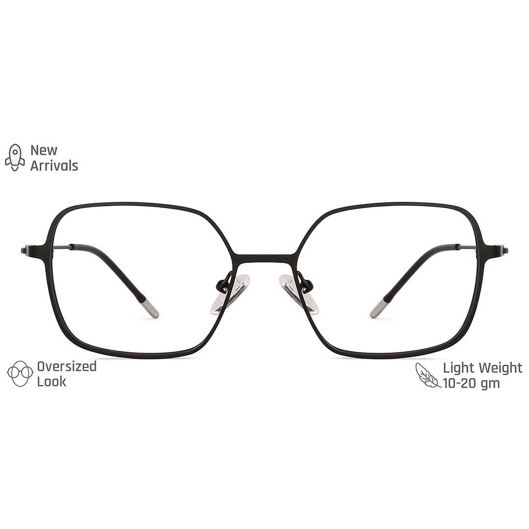 Vincent Chase Online Black Full Rim Geometric left side