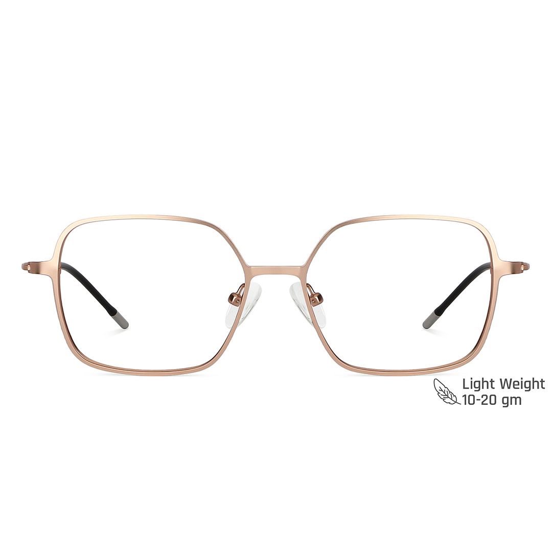 Vincent Chase Online Rose Gold Full Rim Geometric left side