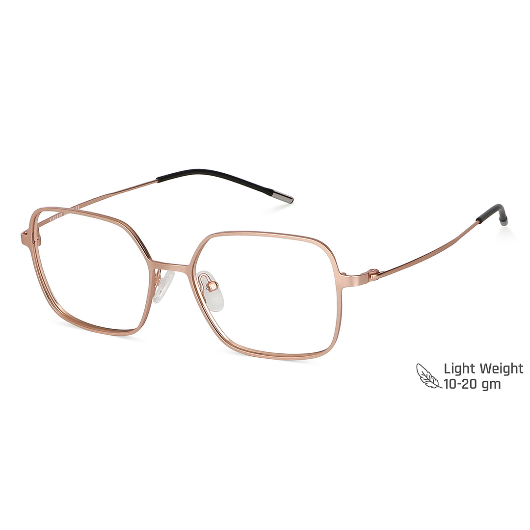 Vincent Chase Online Rose Gold Full Rim Geometric right side