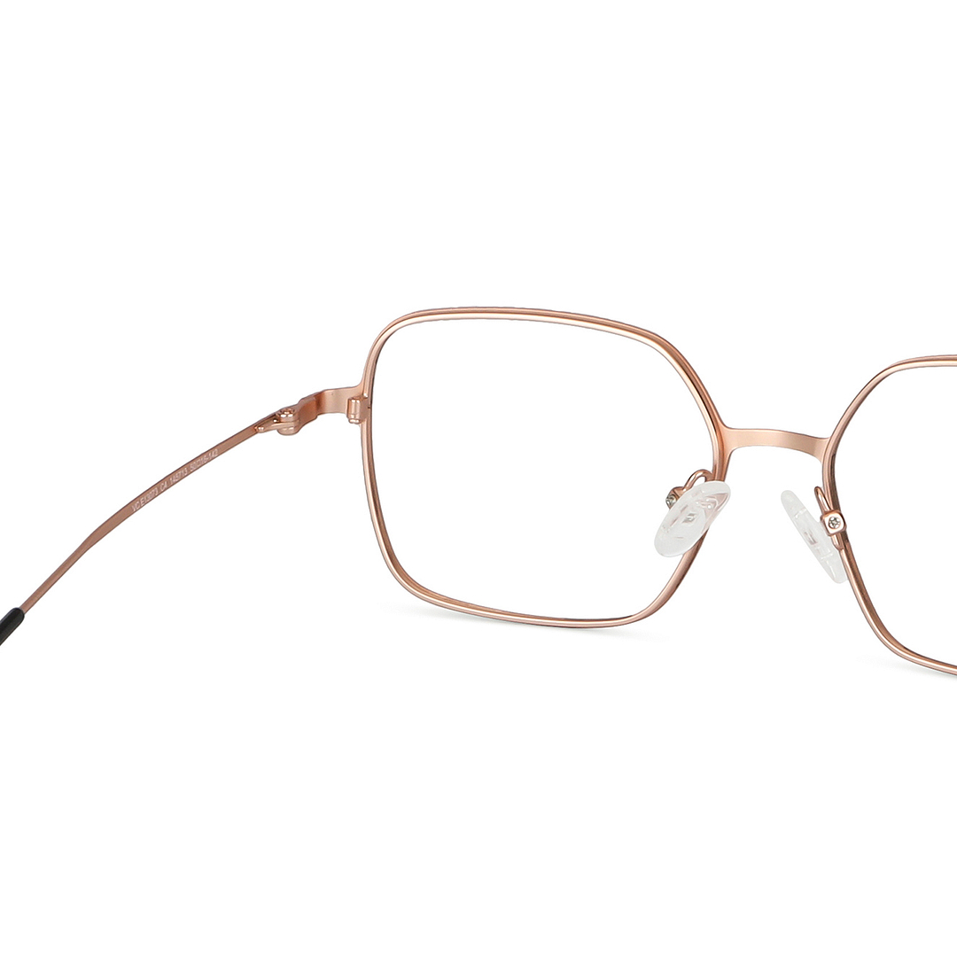 Vincent Chase Online Rose Gold Full Rim Geometric right side