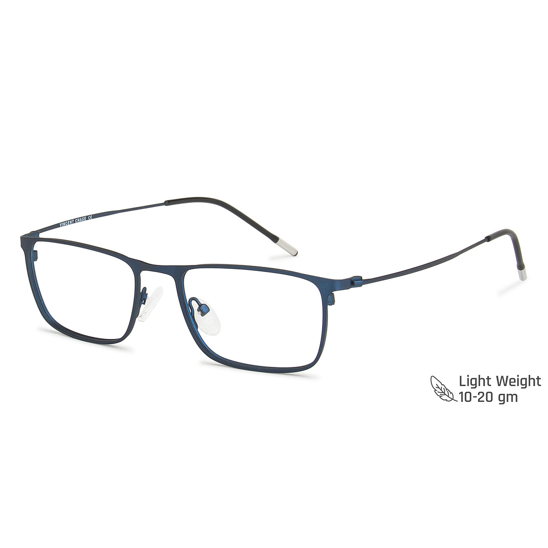 Vincent Chase Online Sky Blue Full Rim Rectangle right side