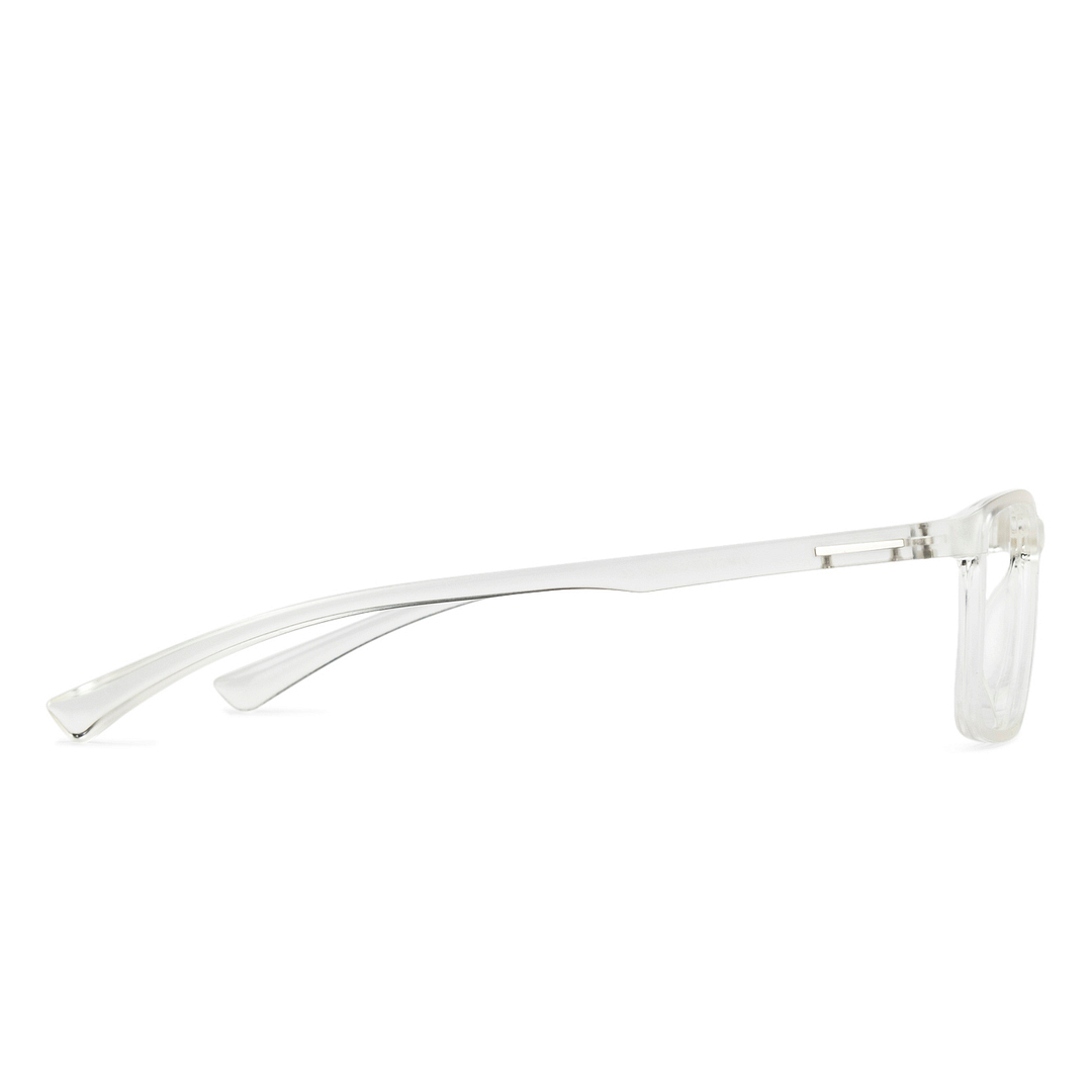 Lenskart BLU Screen Glasses Blue Block Zero Power Screen Glasses: Transparent Full Rim Rectangle Lenskart Blu VC E13092-C3 right side