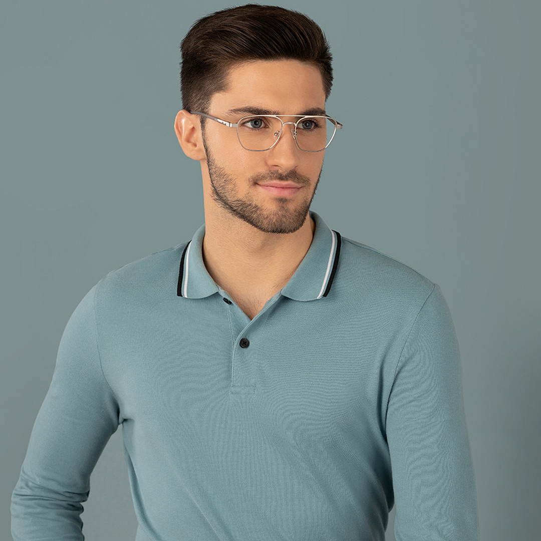Vincent Chase Online Silver Full Rim Square right side