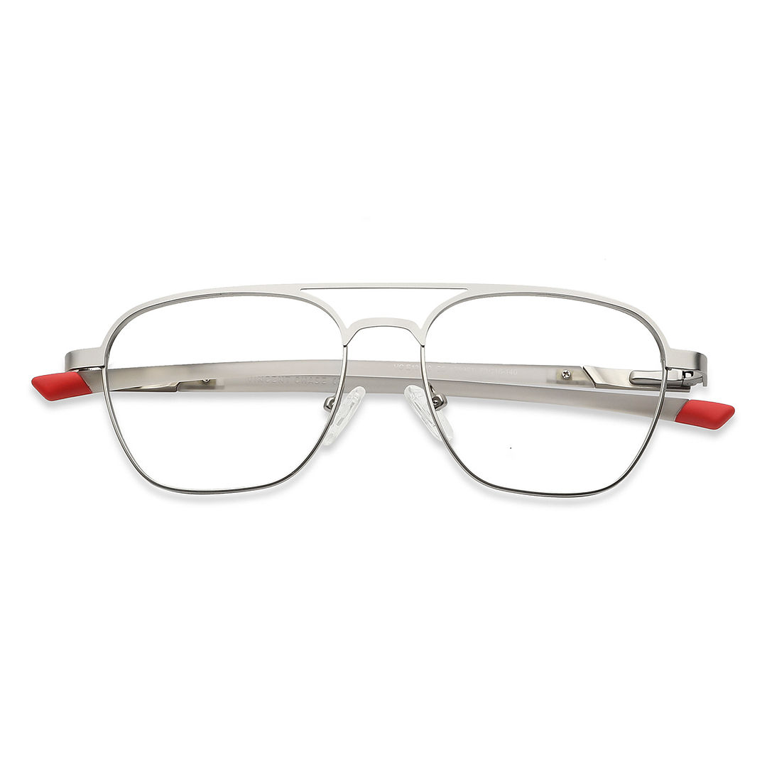 Vincent Chase Online Silver Full Rim Square left side