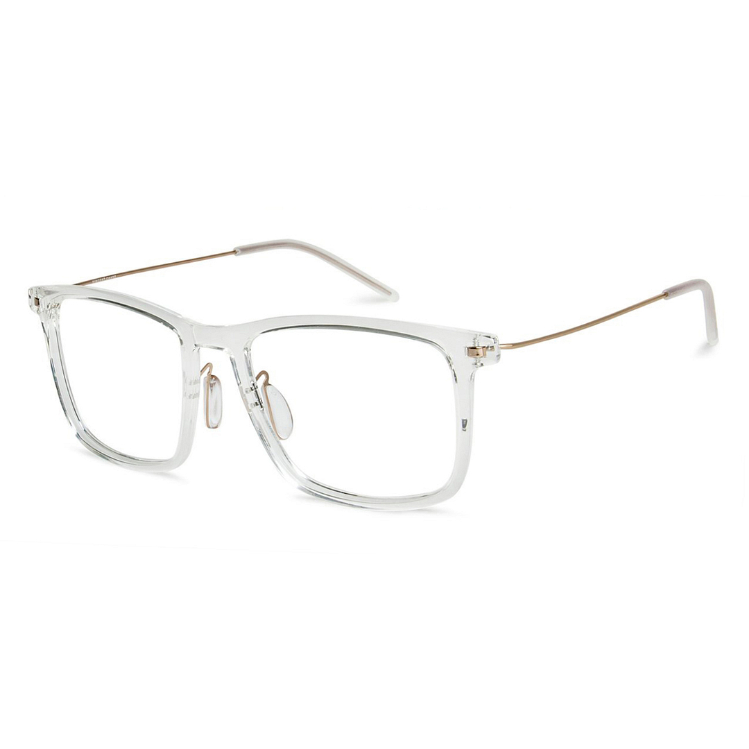 Lenskart BLU Screen Glasses Blue Block Zero Power Screen Glasses: Transparent Brown Full Rim Square Lenskart Blu LB E13533-C3 right side