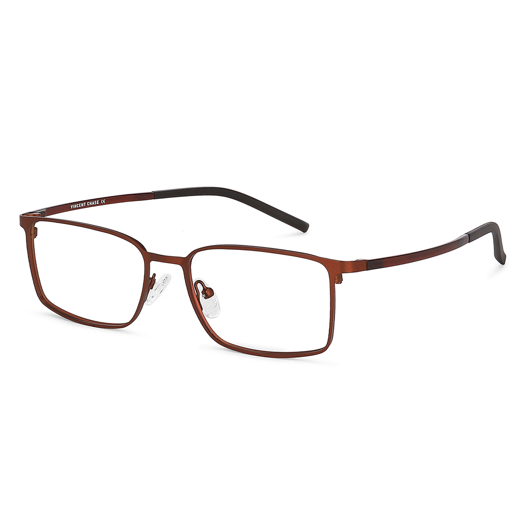 Lenskart Air Online Light Brown Full Rim Rectangle right side