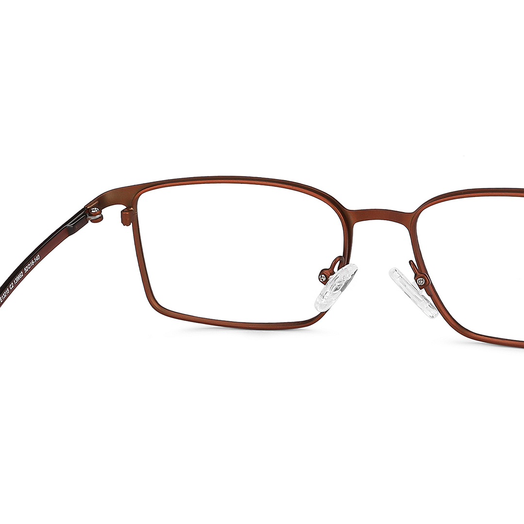 Lenskart Air Online Light Brown Full Rim Rectangle right side