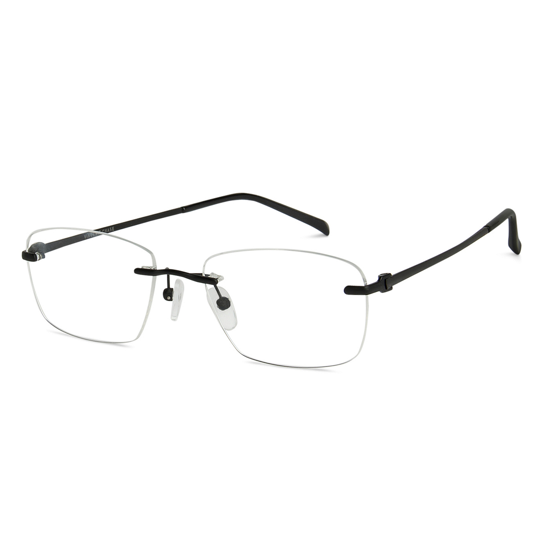 Vincent Chase Online Black Rimless Rectangle right side
