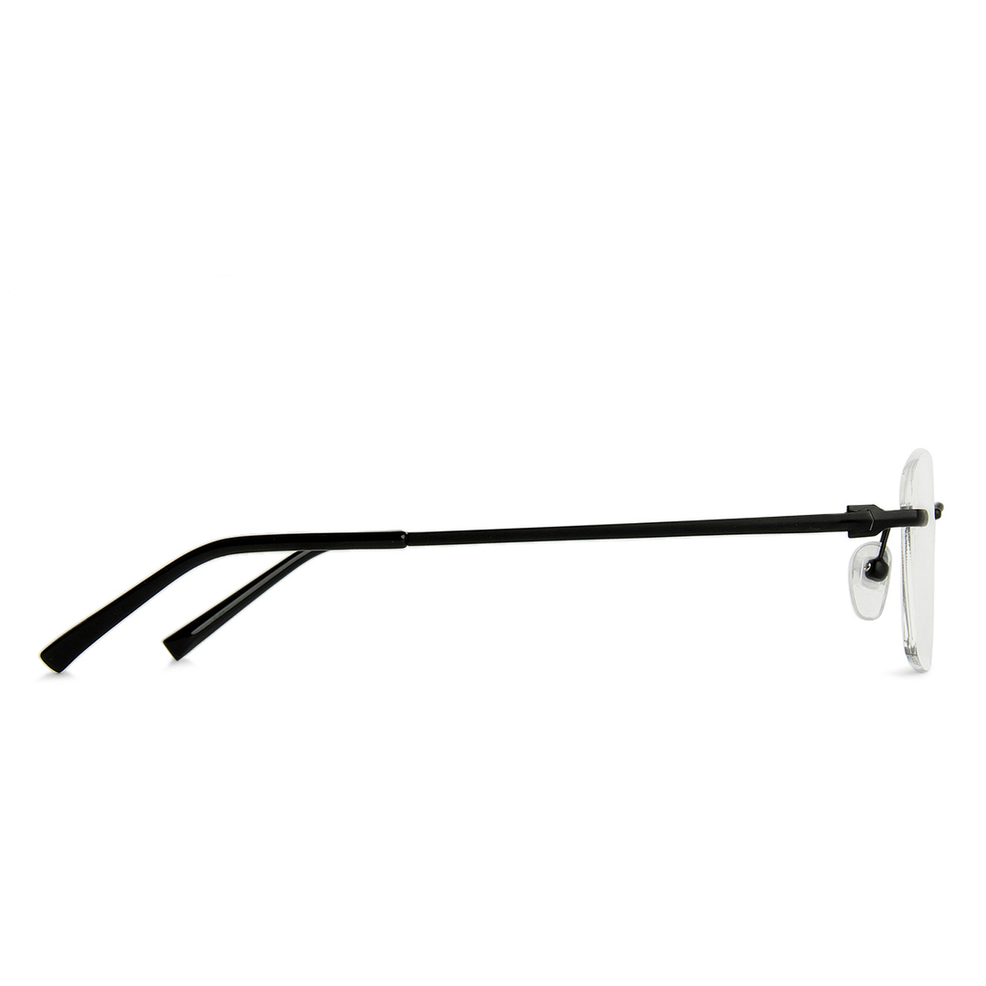 Vincent Chase Online Black Rimless Rectangle left side