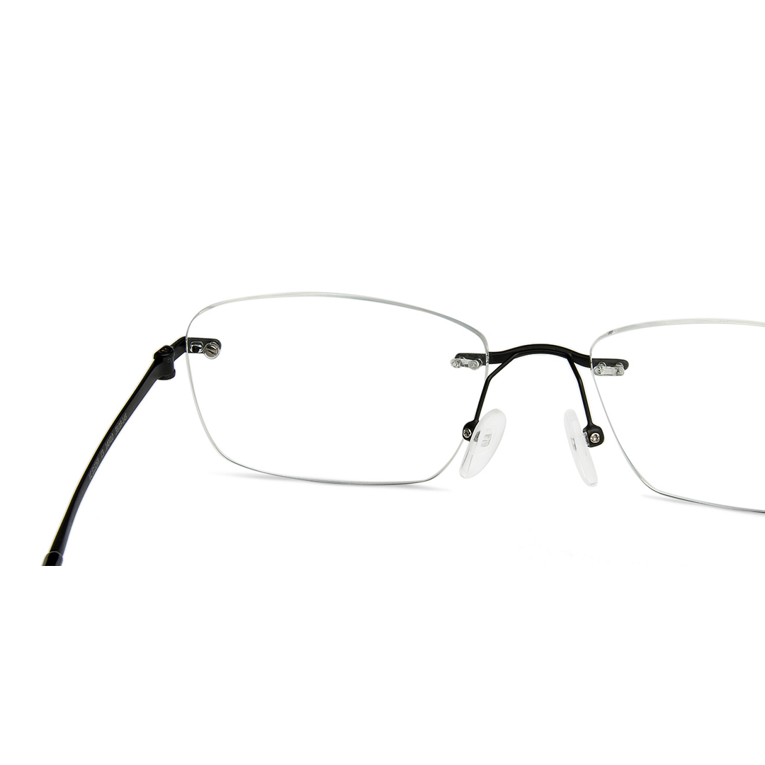 Vincent Chase Online Black Rimless Rectangle right side
