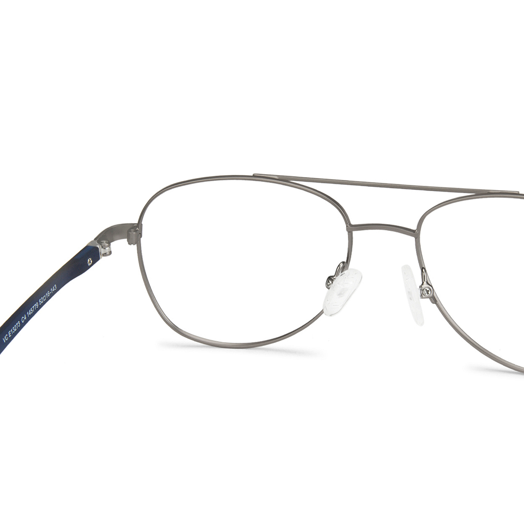 Lenskart Air Online Mid Gunmetal Full Rim Aviator right side