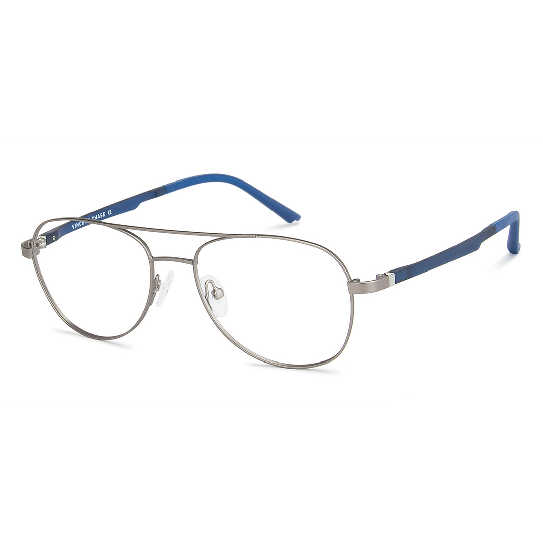 Lenskart Air Online Mid Gunmetal Full Rim Aviator right side
