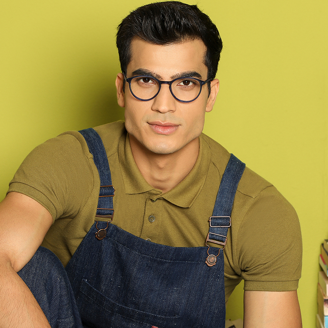 Vincent Chase Online Blue Transparent Full Rim Round left side