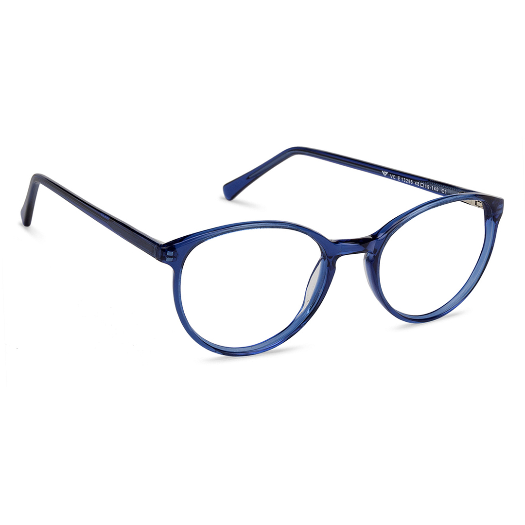 Vincent Chase Online Blue Transparent Full Rim Round left side