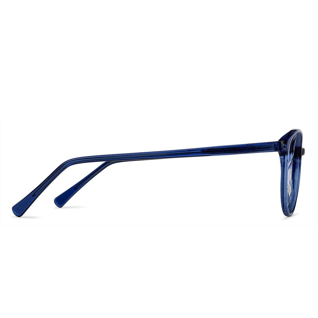 Vincent Chase Online Blue Transparent Full Rim Round right side
