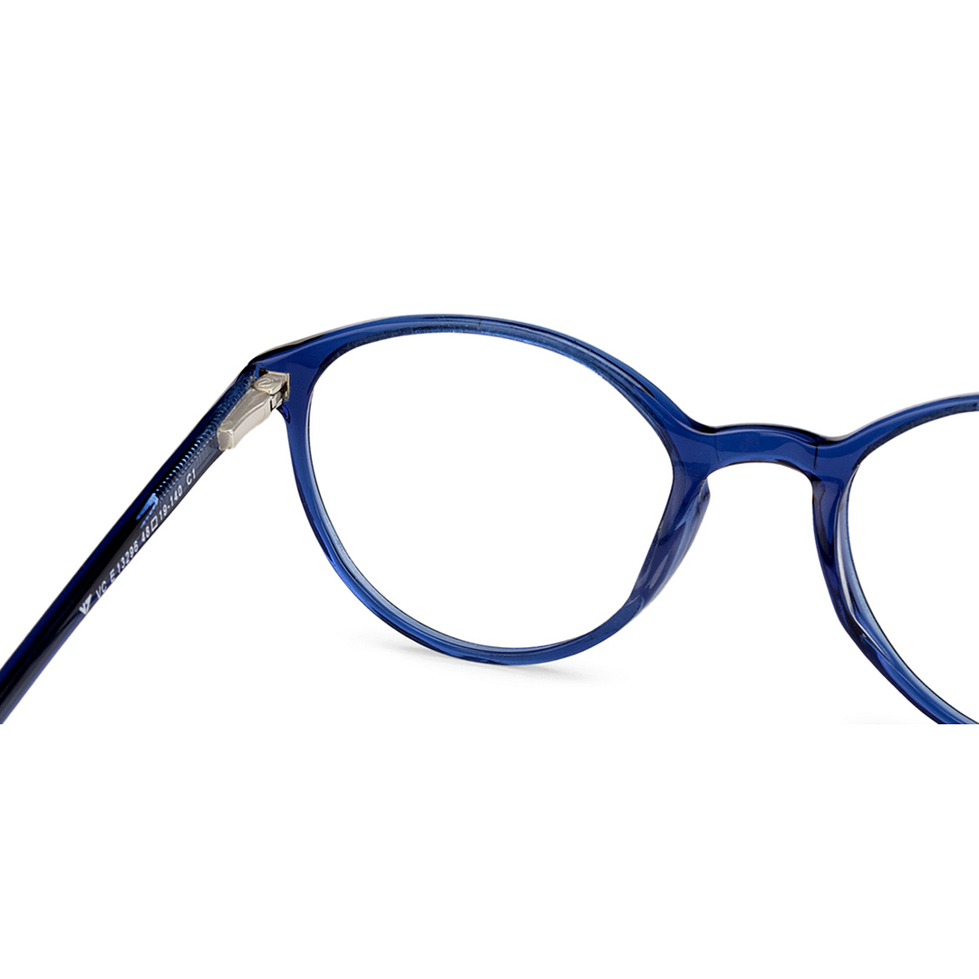 Vincent Chase Online Blue Transparent Full Rim Round left side