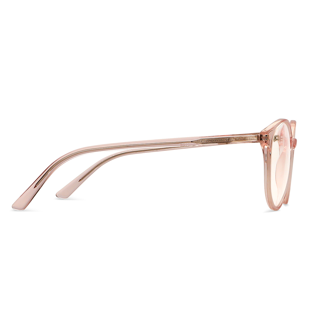 Vincent Chase Online Pink Transparent Full Rim Round left side