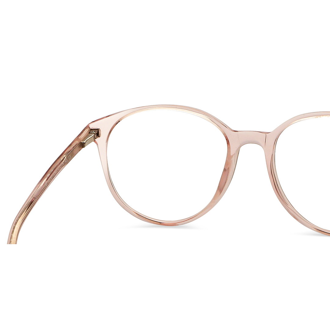 Vincent Chase Online Pink Transparent Full Rim Round right side