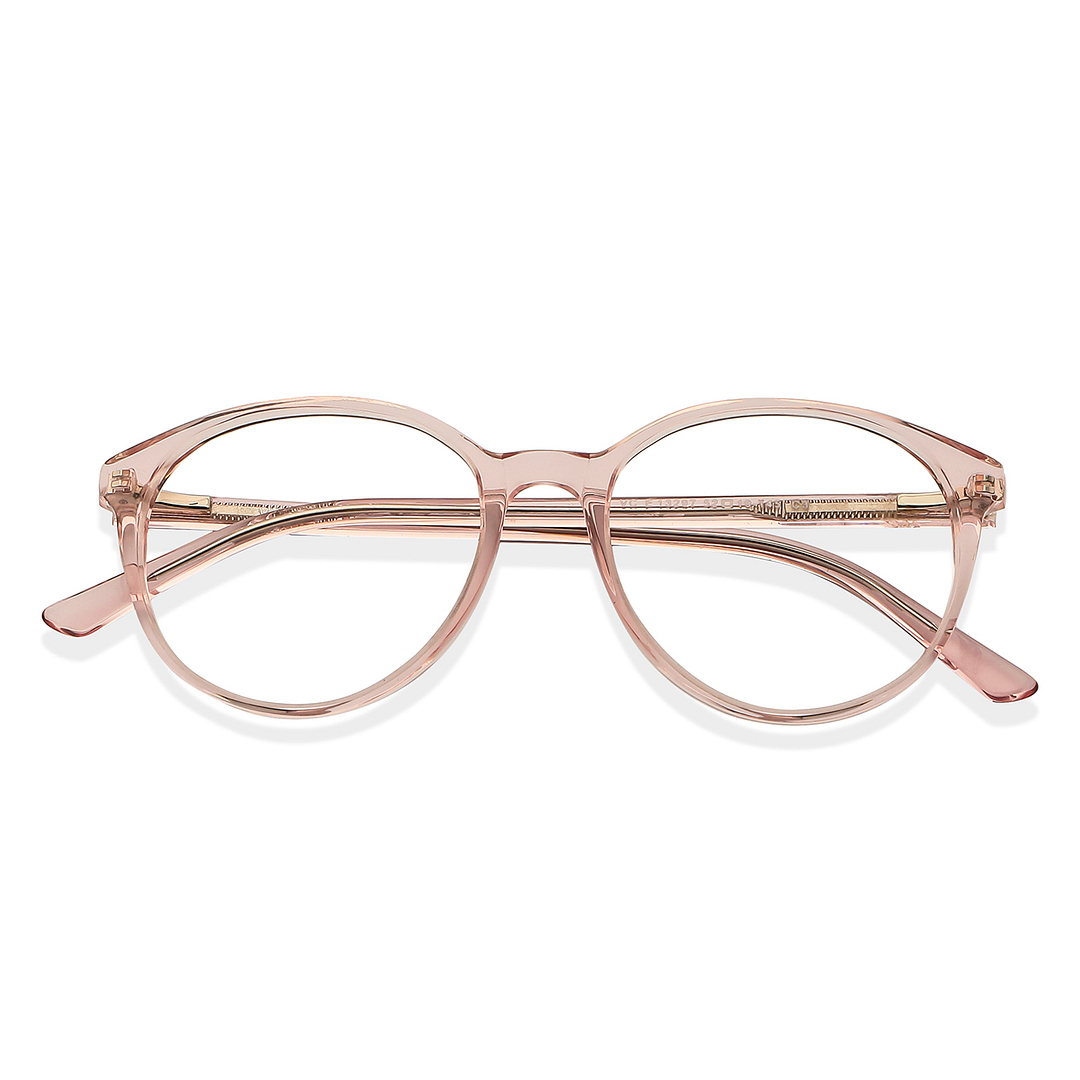 Vincent Chase Online Pink Transparent Full Rim Round left side