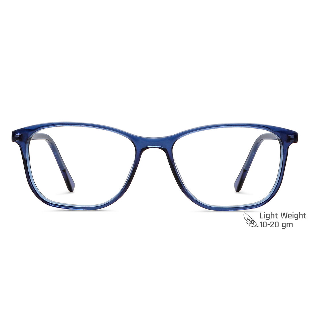 Vincent Chase Online Blue Transparent Full Rim Square left side