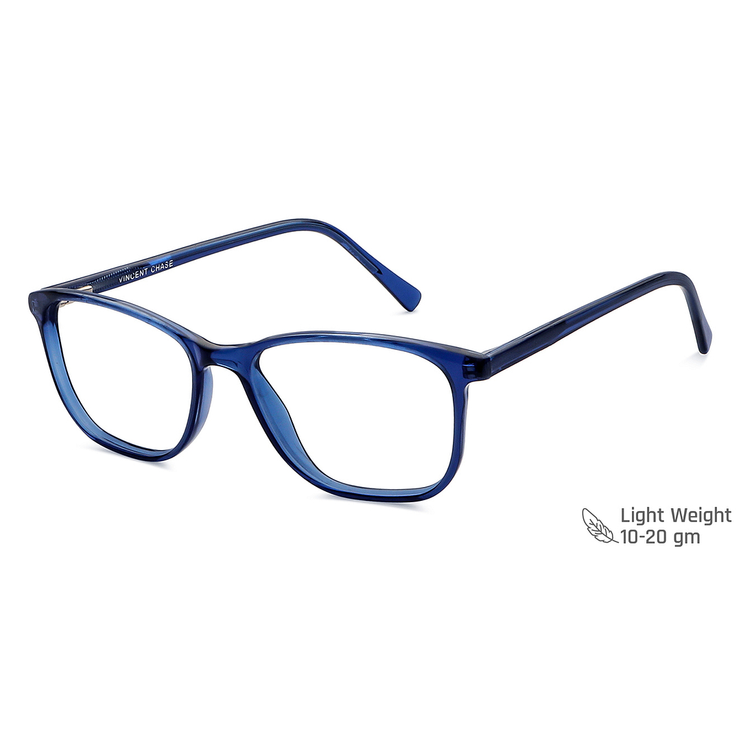 Vincent Chase Online Blue Transparent Full Rim Square right side