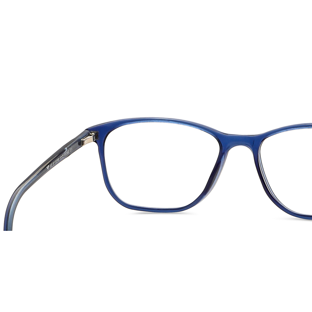 Vincent Chase Online Blue Transparent Full Rim Square right side